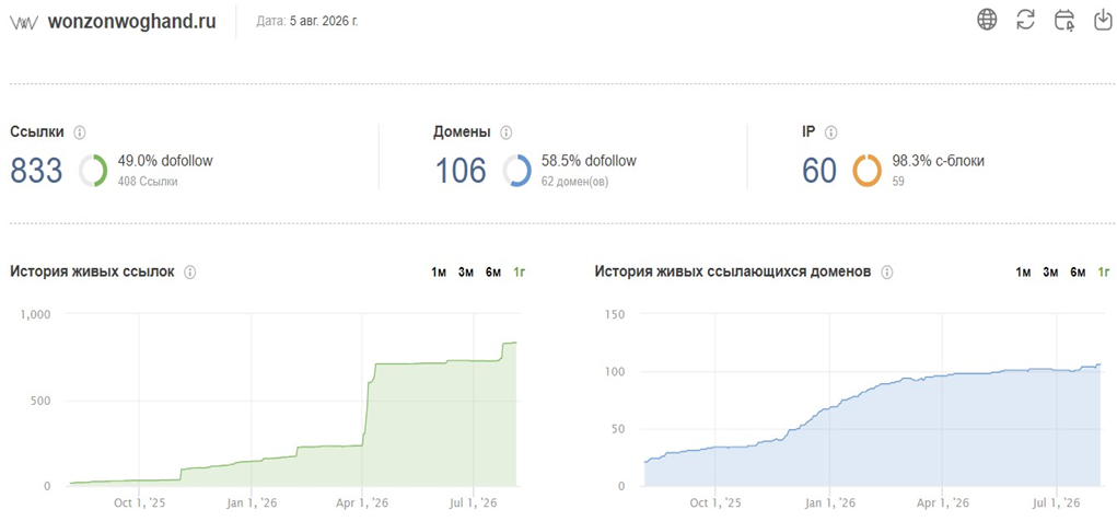 Как новый бренд сантехники Wonzon & Woghand вошел в ТОП по видимости в конкурентной среде